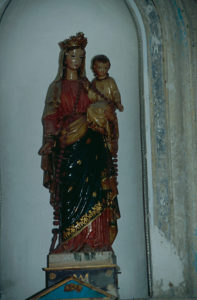Statue petite nature de la Vierge du Rosaire