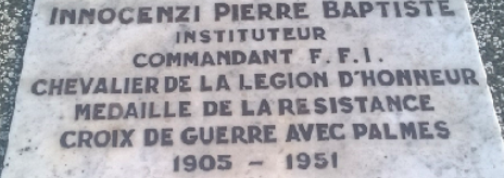 Pierre-Baptiste Innocenzi Plaque